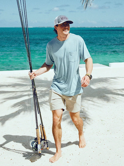 Free Fly Men's Bamboo Flex Pocket Tee