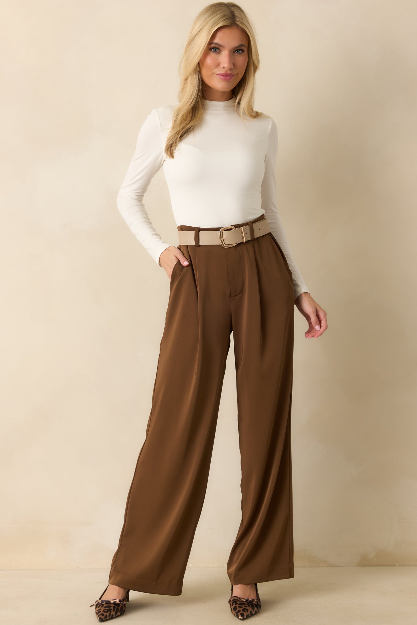 Come Back Around Ivory Mock Neck Bodysuit