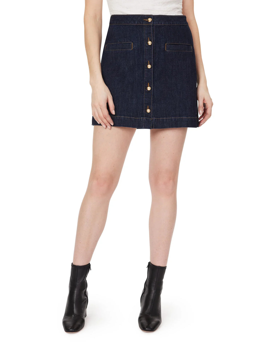 Studded Mini Skirt