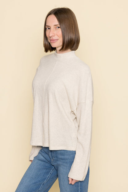 Sielo Cozy Seamed Mock Neck