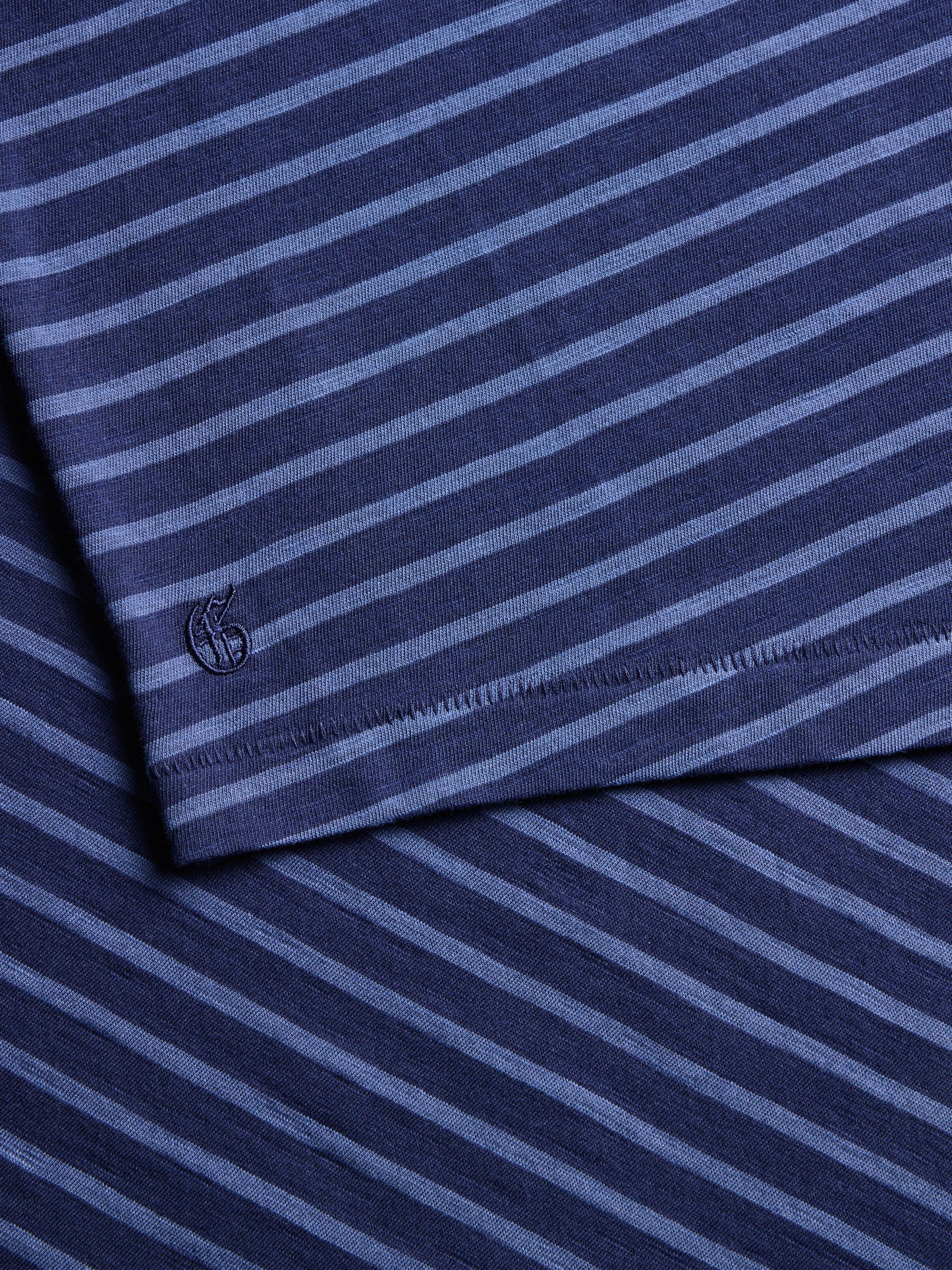 Alpha Slub Striped Short Sleeve Tee