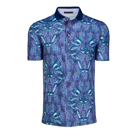 Marlin Curiosities Short Sleeve Polo