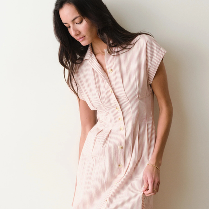Marine Layer Arden Midi Shirt Dress