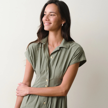 Marine Layer Arden Midi Shirt Dress
