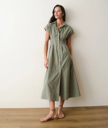 Marine Layer Arden Midi Shirt Dress