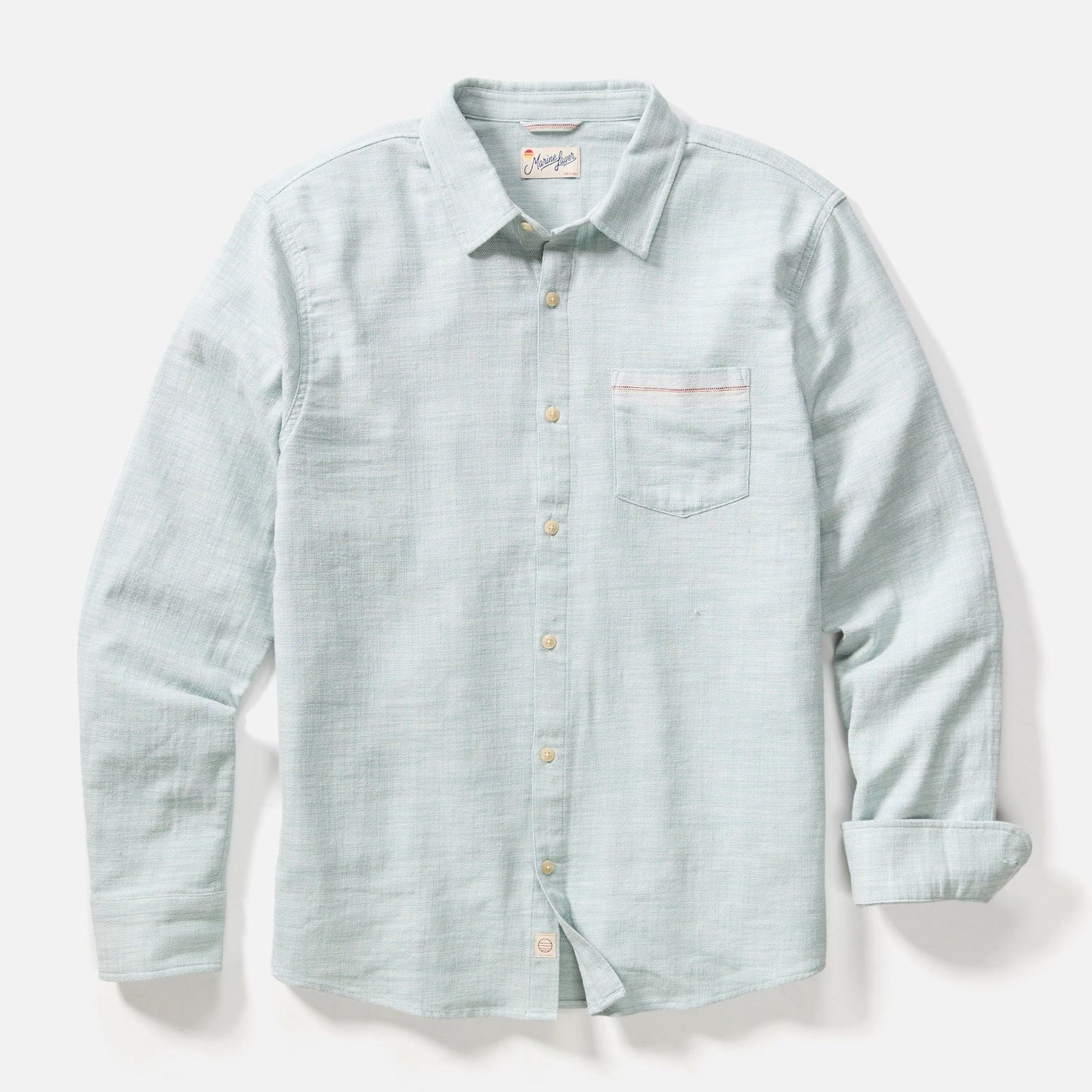 Marine Layer Classic Stretch Selvage Long Sleeve Shirt