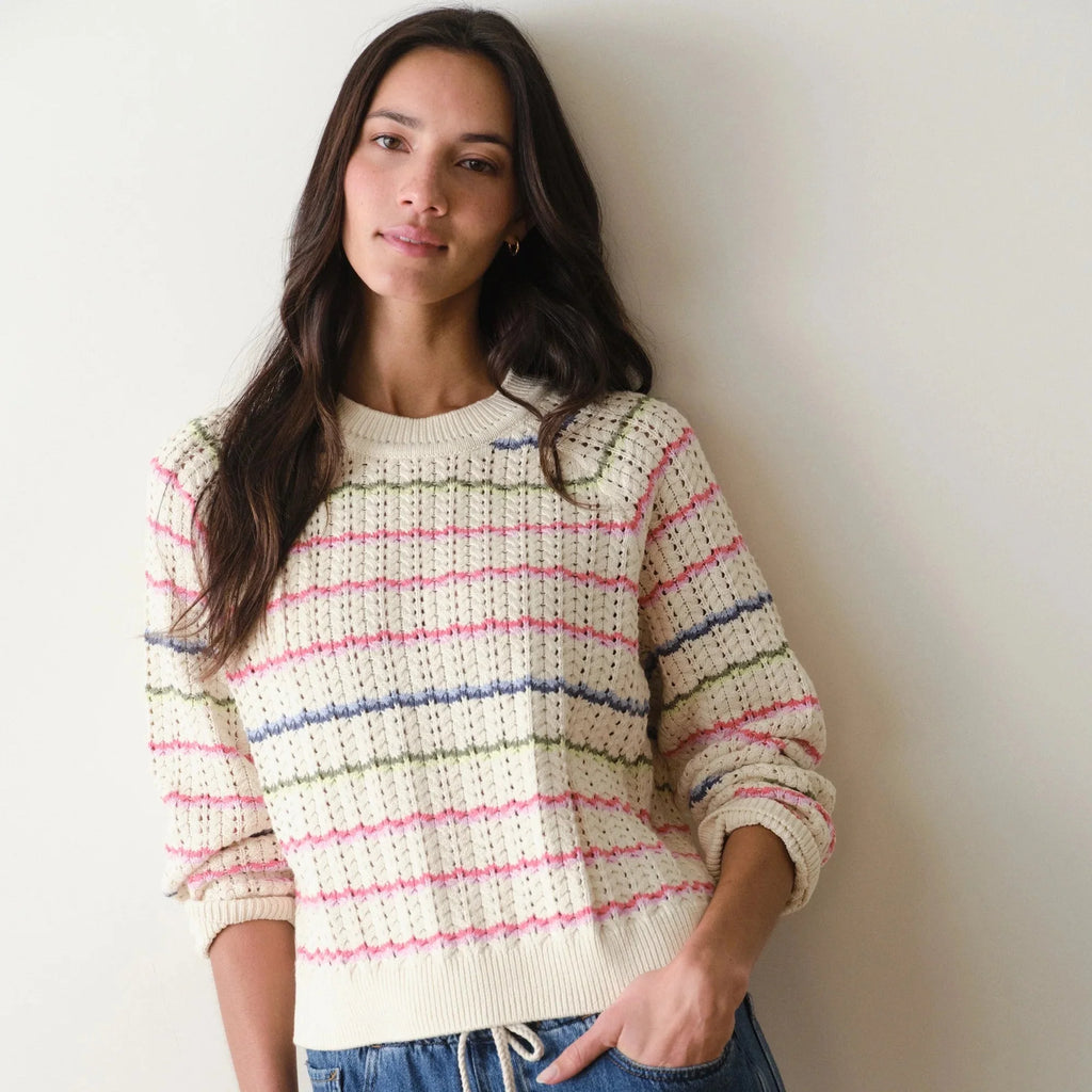 Marine Layer Mina Pointelle Sweater