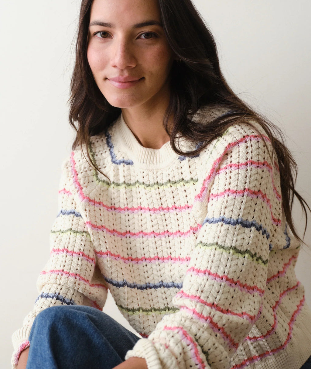 Marine Layer Mina Pointelle Sweater
