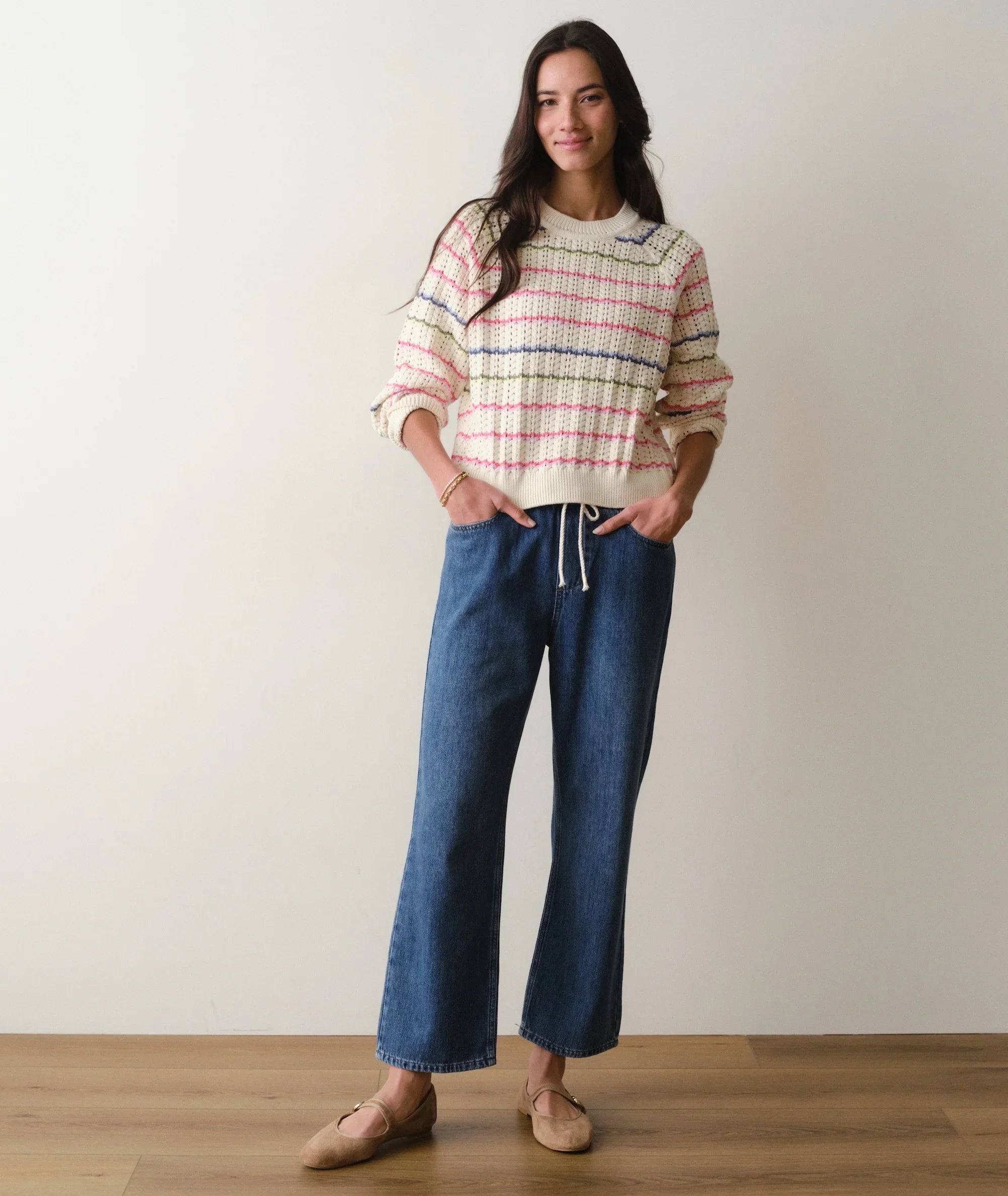 Marine Layer Mina Pointelle Sweater