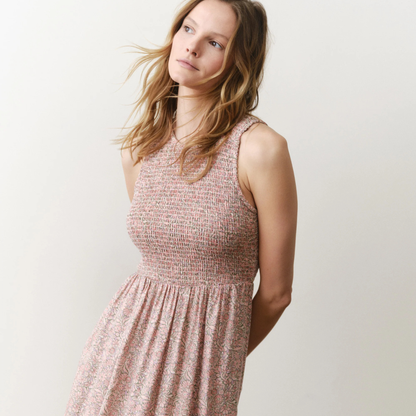 Marine Layer Darcy Smocked Maxi Dress