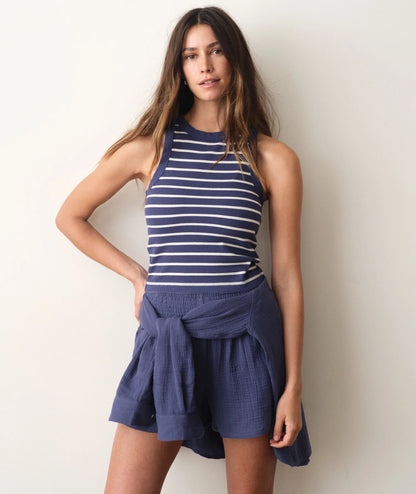 Marine Layer Lexi Rib Sun-In High Neck Tank