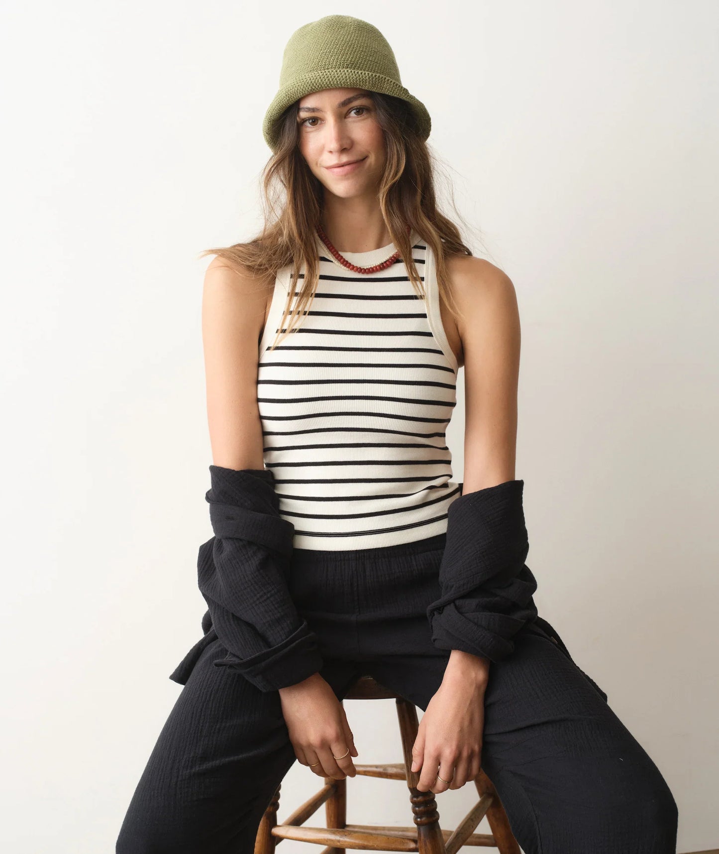 Marine Layer Lexi Rib Sun-In High Neck Tank