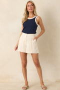 Z Supply Clarke Navy Blue Cotton Tank