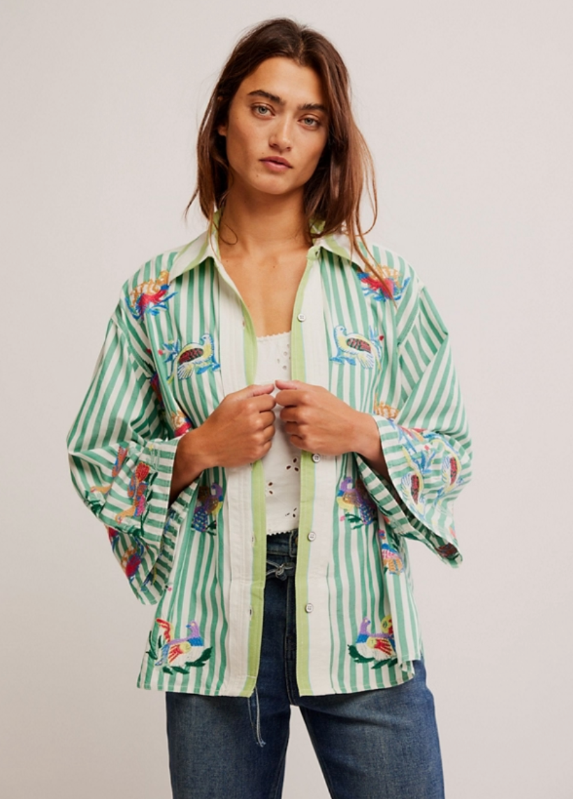 Free People The Bird Shirt