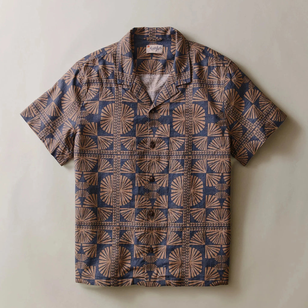 Marine Layer Pablo Tencel Linen Resort Shirt