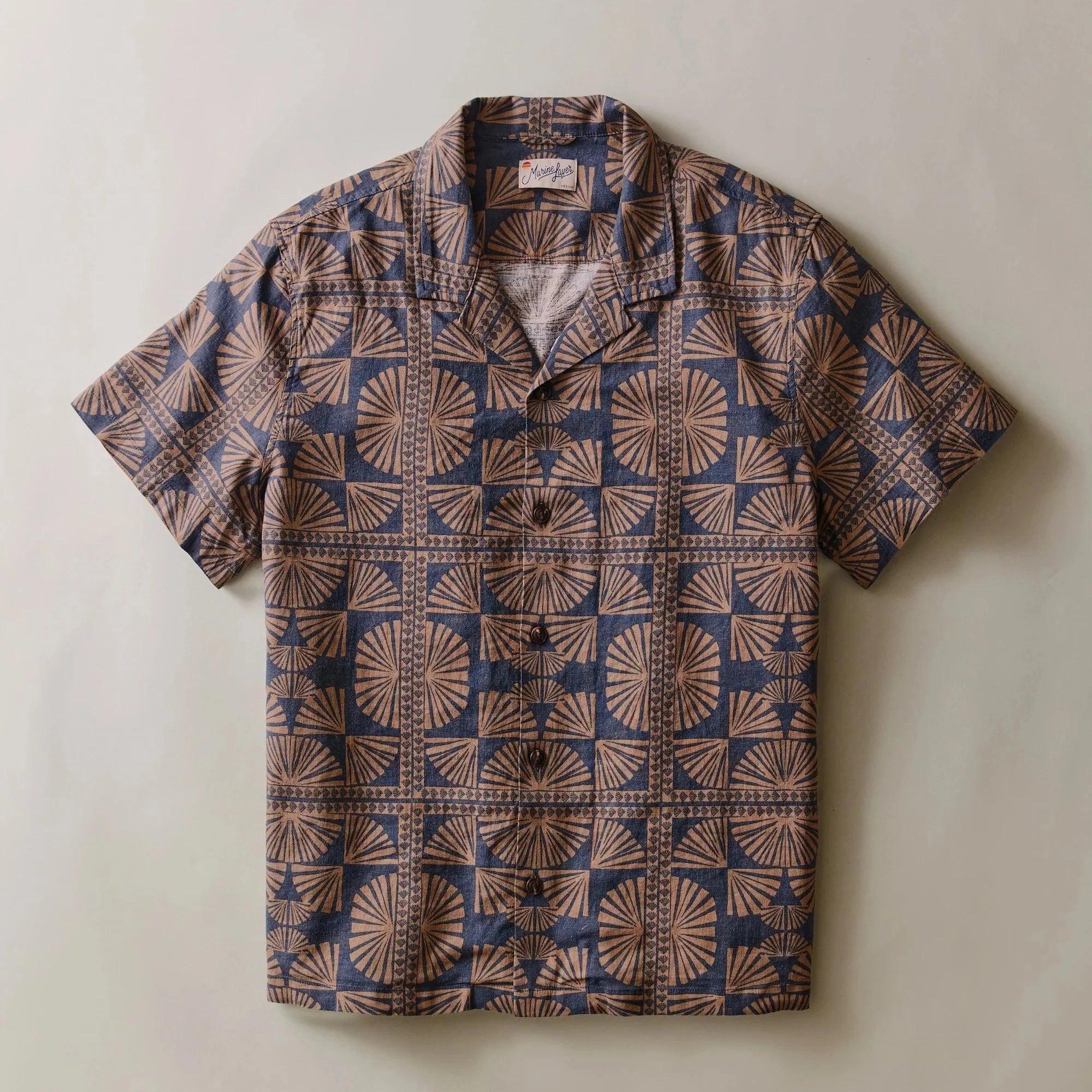 Marine Layer Pablo Tencel Linen Resort Shirt