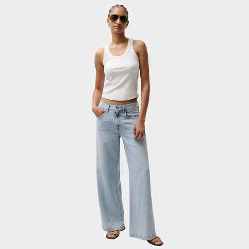 PISTOLA Jadyn Low Slung Palazzo Jean