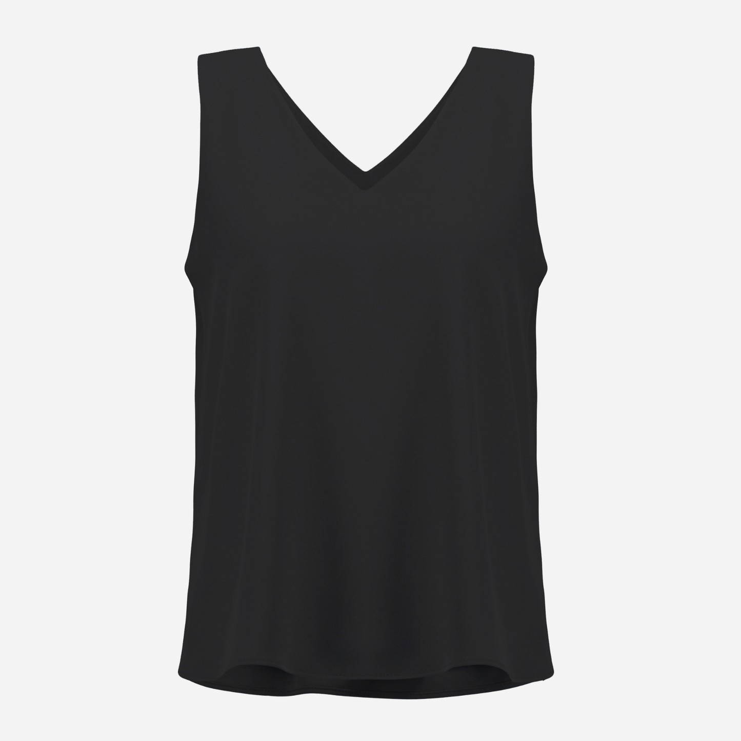 Joseph Ribkoff Woven Twill Sleeveless Straight Top