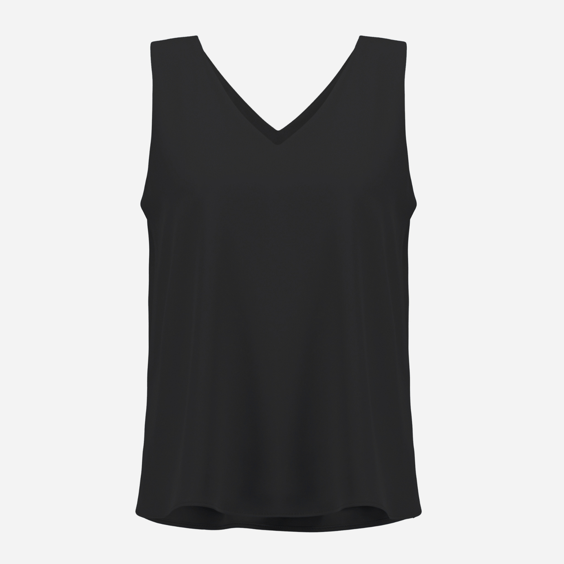 Joseph Ribkoff Woven Twill Sleeveless Straight Top