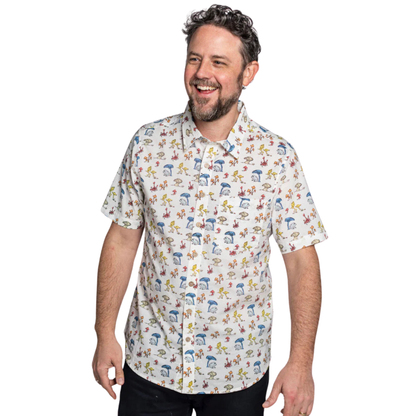 One World Brothers Mushrooms & Toads Shirt