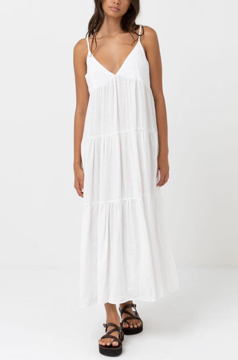 Rhythm Classic Tiered Midi Dress