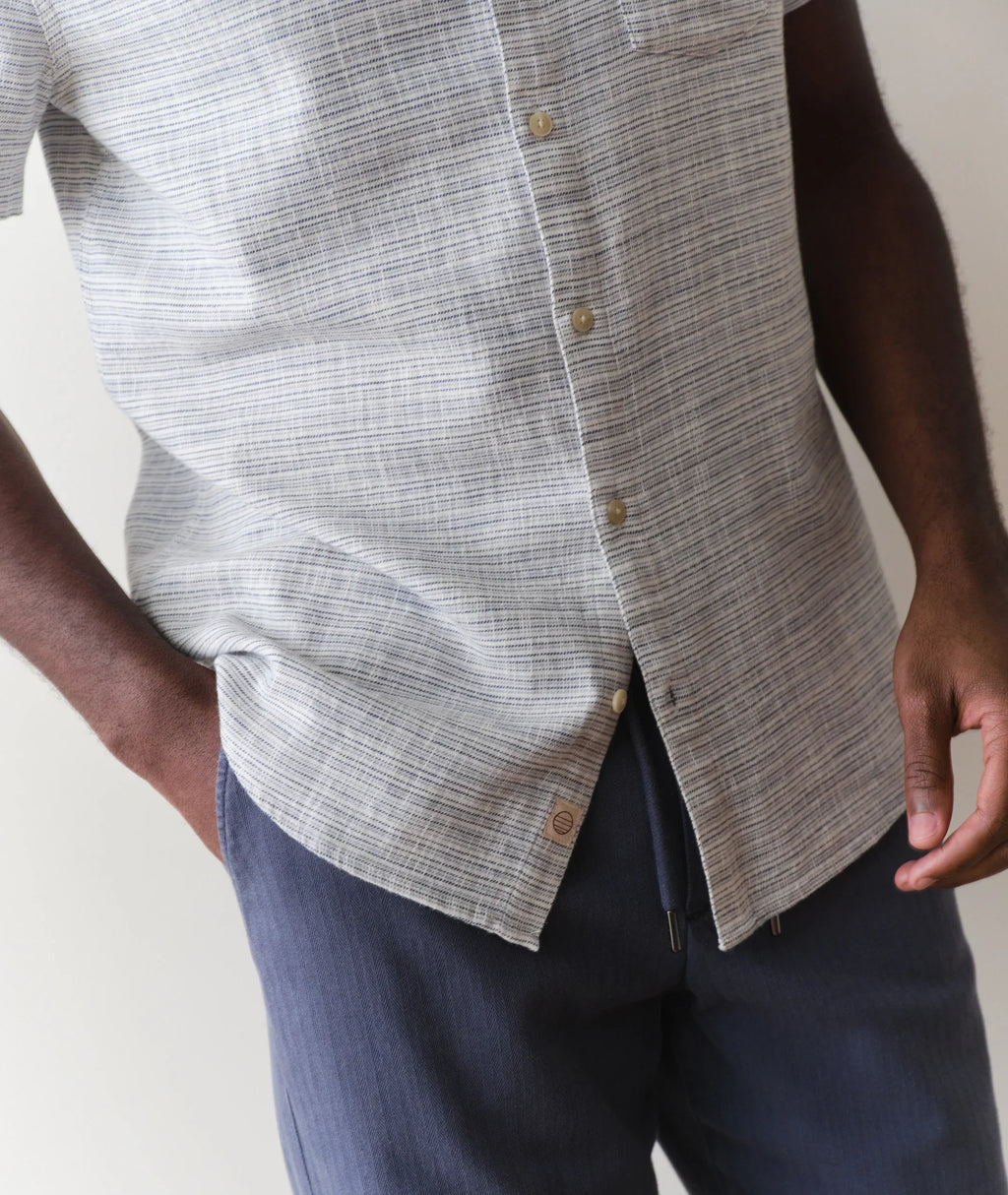 Marine Layer Classic Stretch Selvage Short Sleeve Shirt