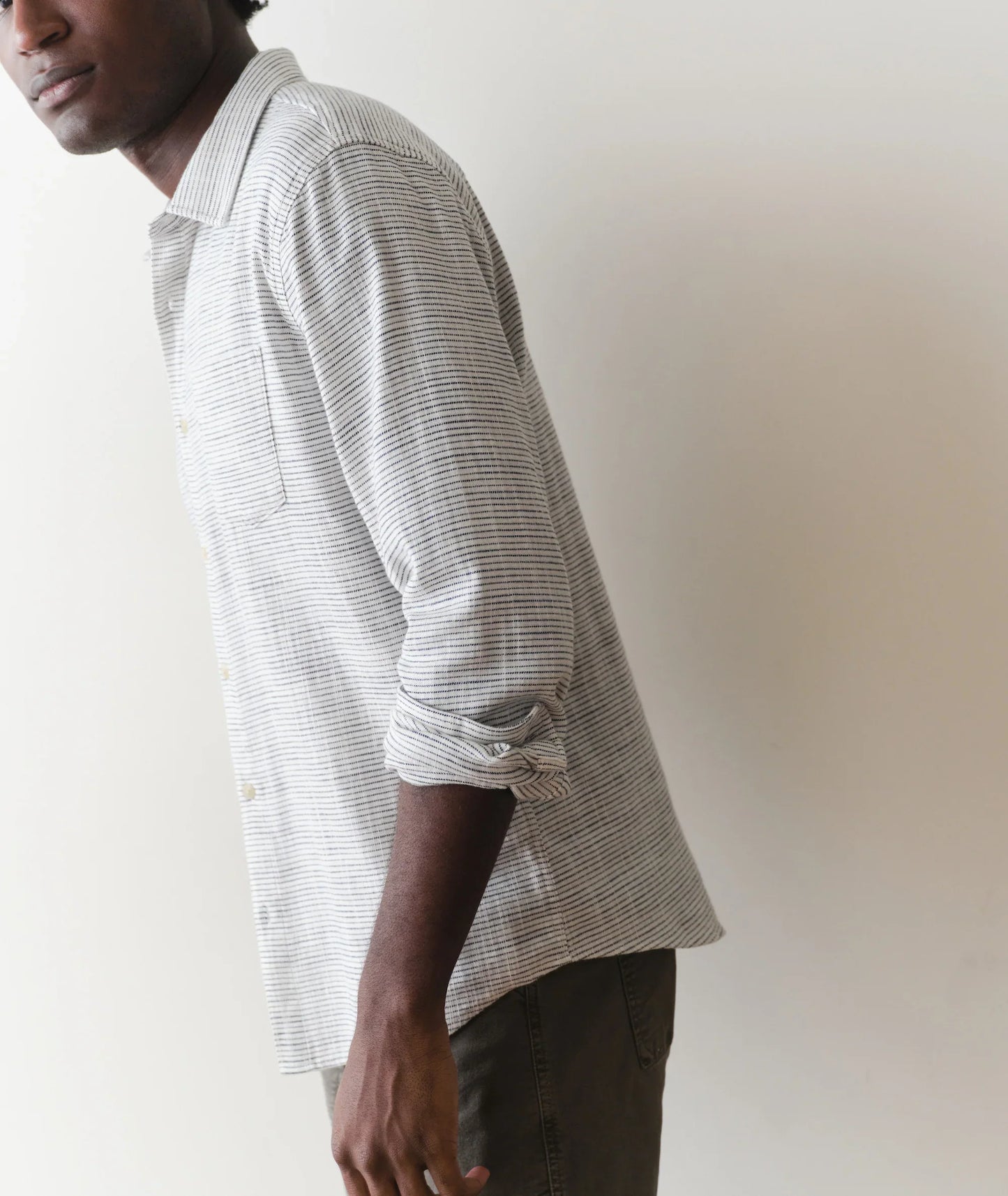 Marine Layer Classic Stretch Selvage Long Sleeve Shirt