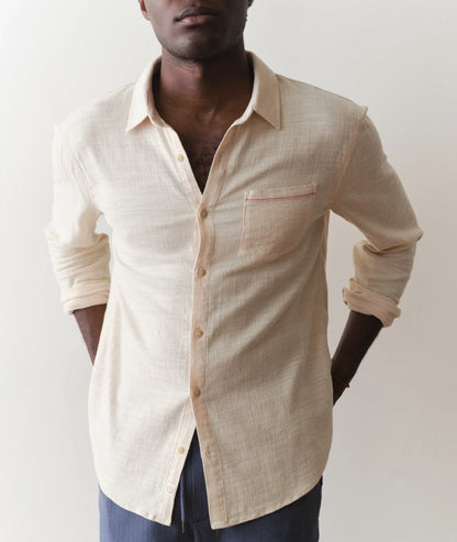 Marine Layer Classic Stretch Selvage Long Sleeve Shirt