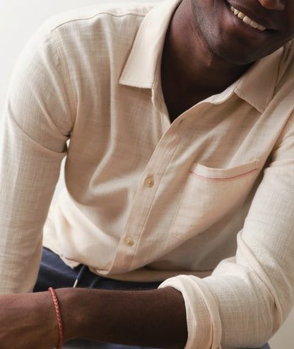 Marine Layer Classic Stretch Selvage Long Sleeve Shirt
