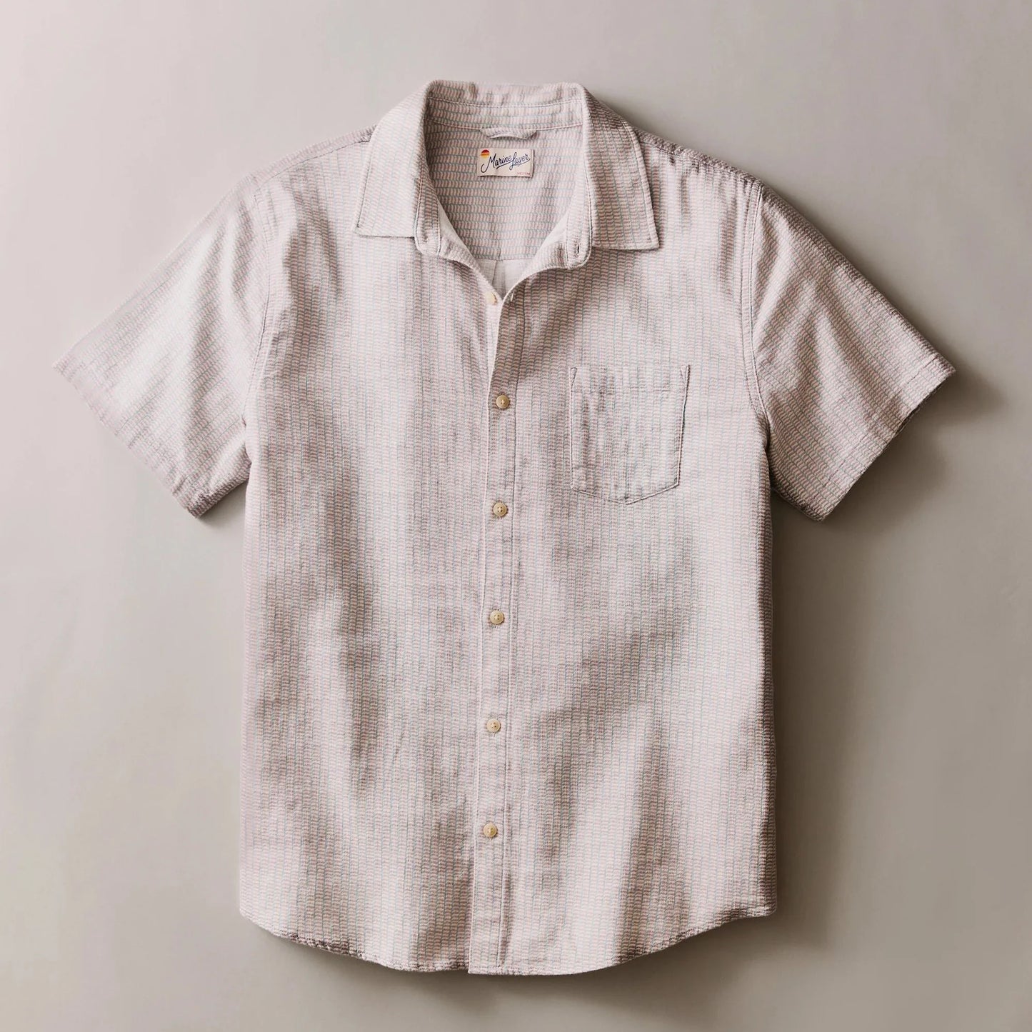 Marine Layer Classic Stretch Selvage Short Sleeve Shirt