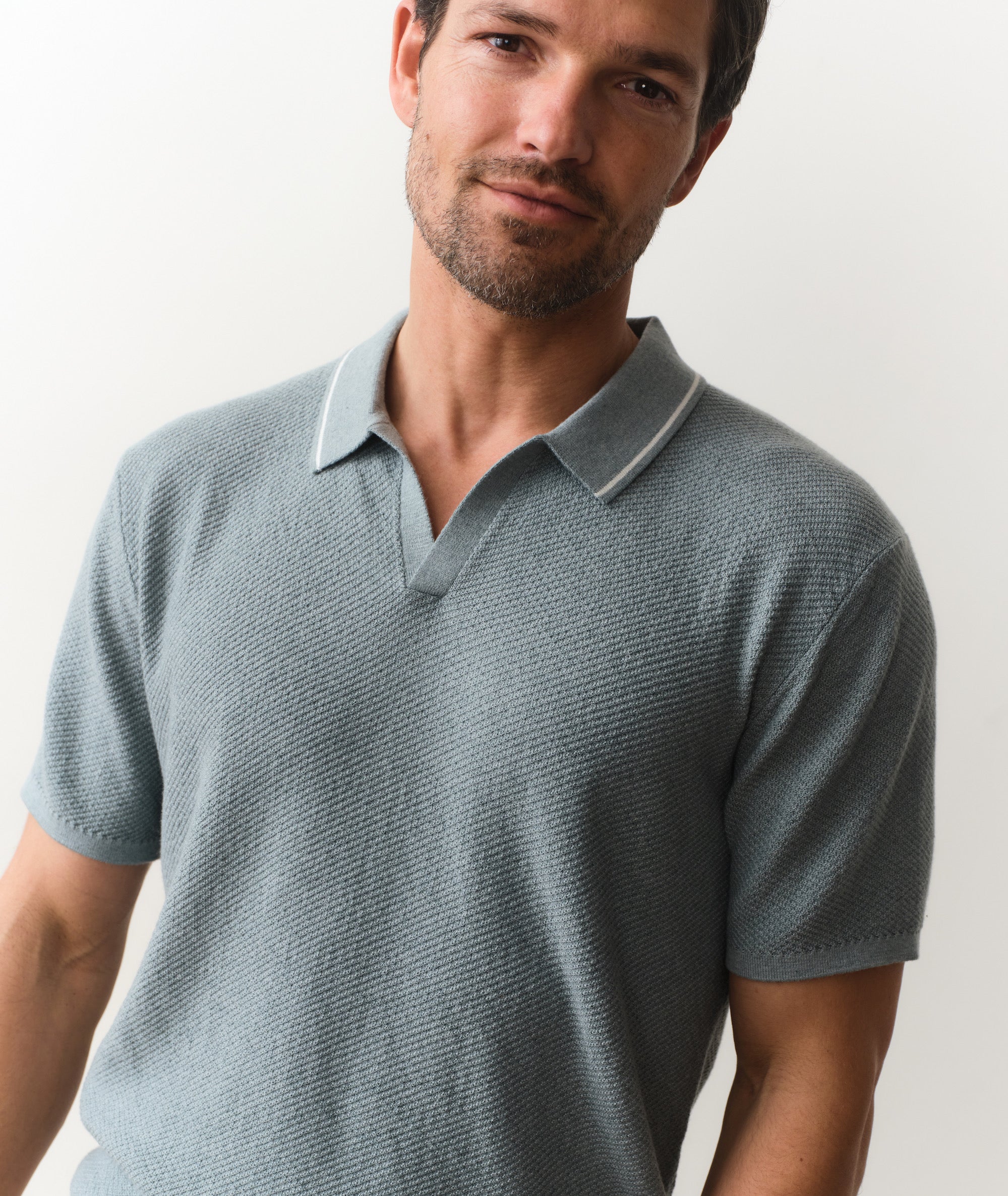 Marine Layer Greyson Sweater Polo