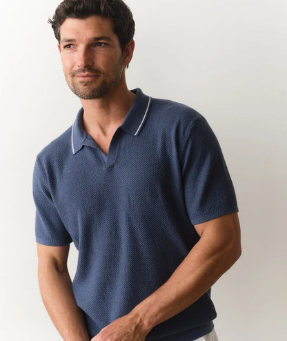 Marine Layer Greyson Sweater Polo