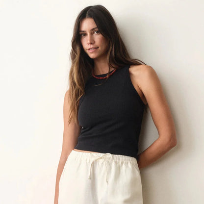 Marine Layer Lexi Rib Sun-In High Neck Tank