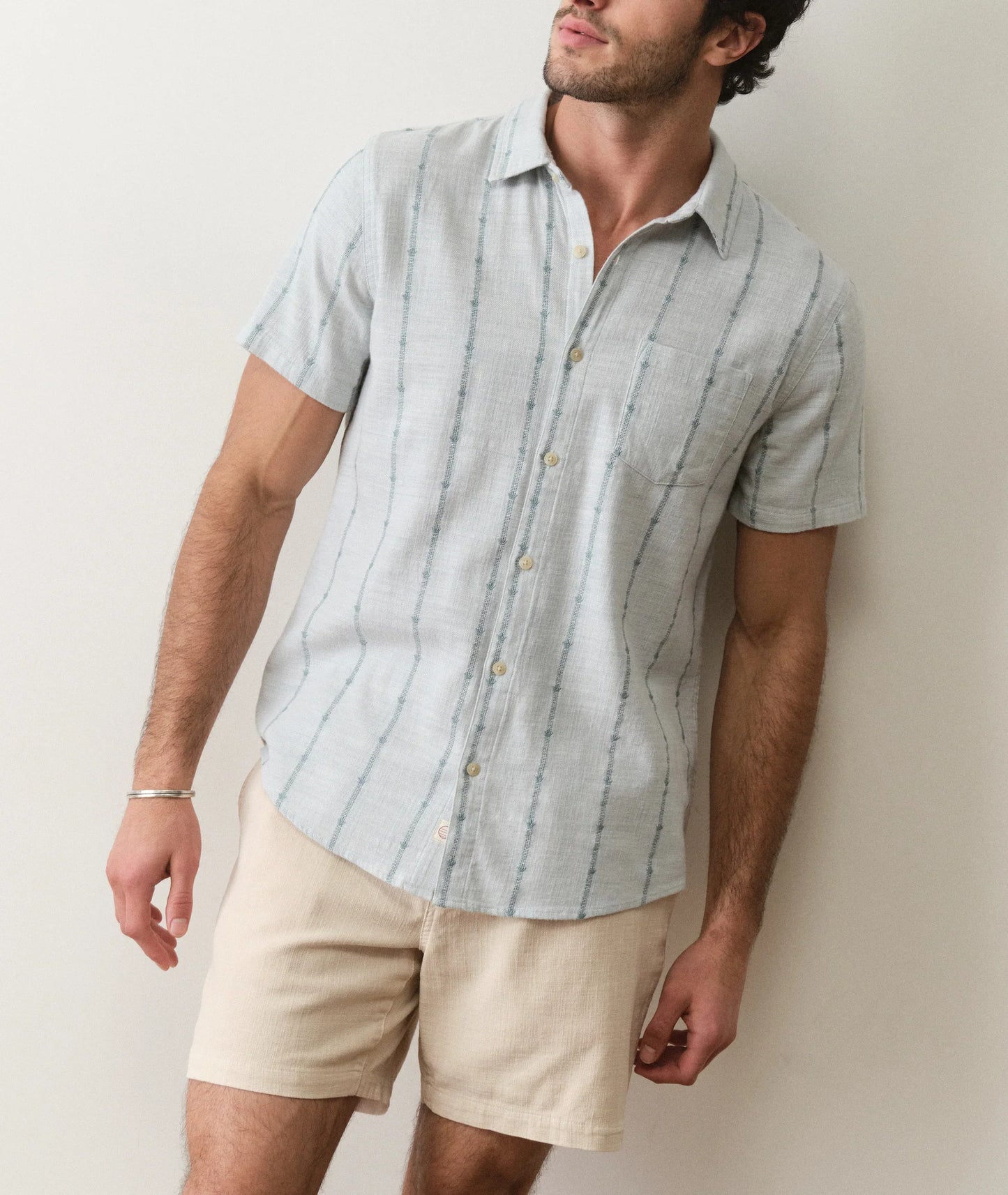 Marine Layer Classic Stretch Selvage Short Sleeve Shirt