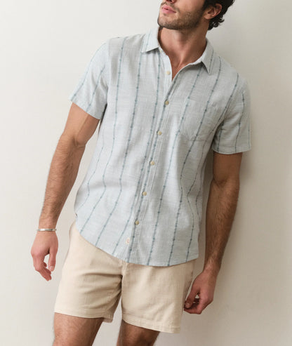Marine Layer Classic Stretch Selvage Short Sleeve Shirt