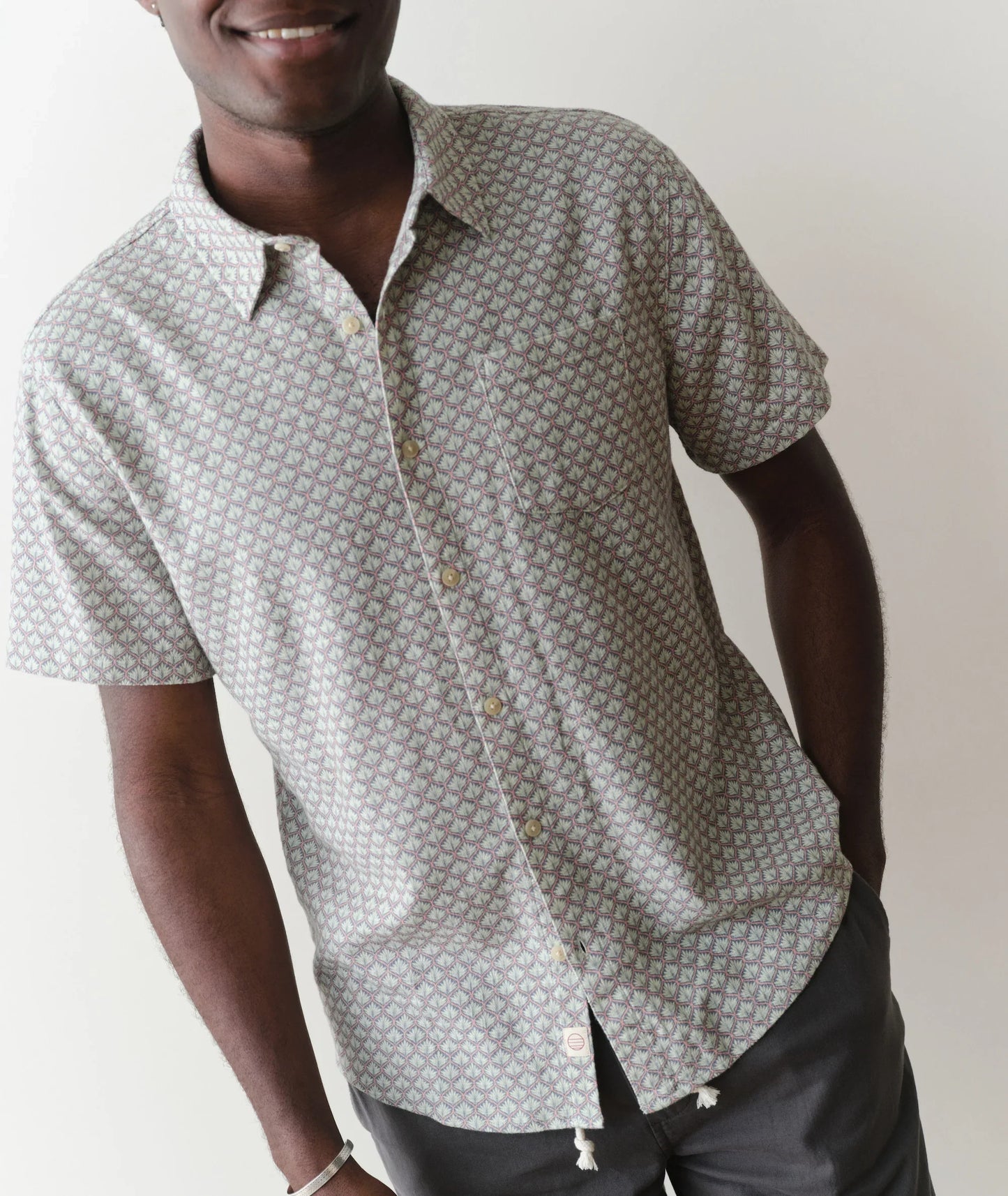 Marine Layer Classic Stretch Selvage Short Sleeve Shirt