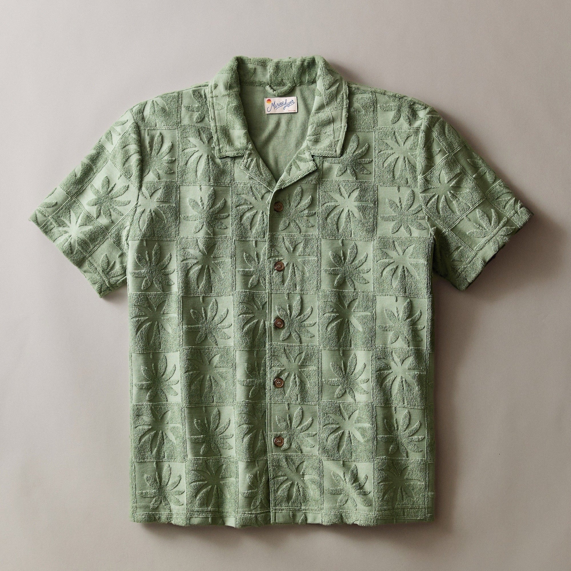 Marine Layer Rico Terry Resort Shirt