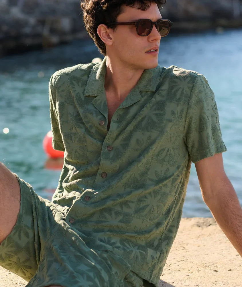 Marine Layer Rico Terry Resort Shirt