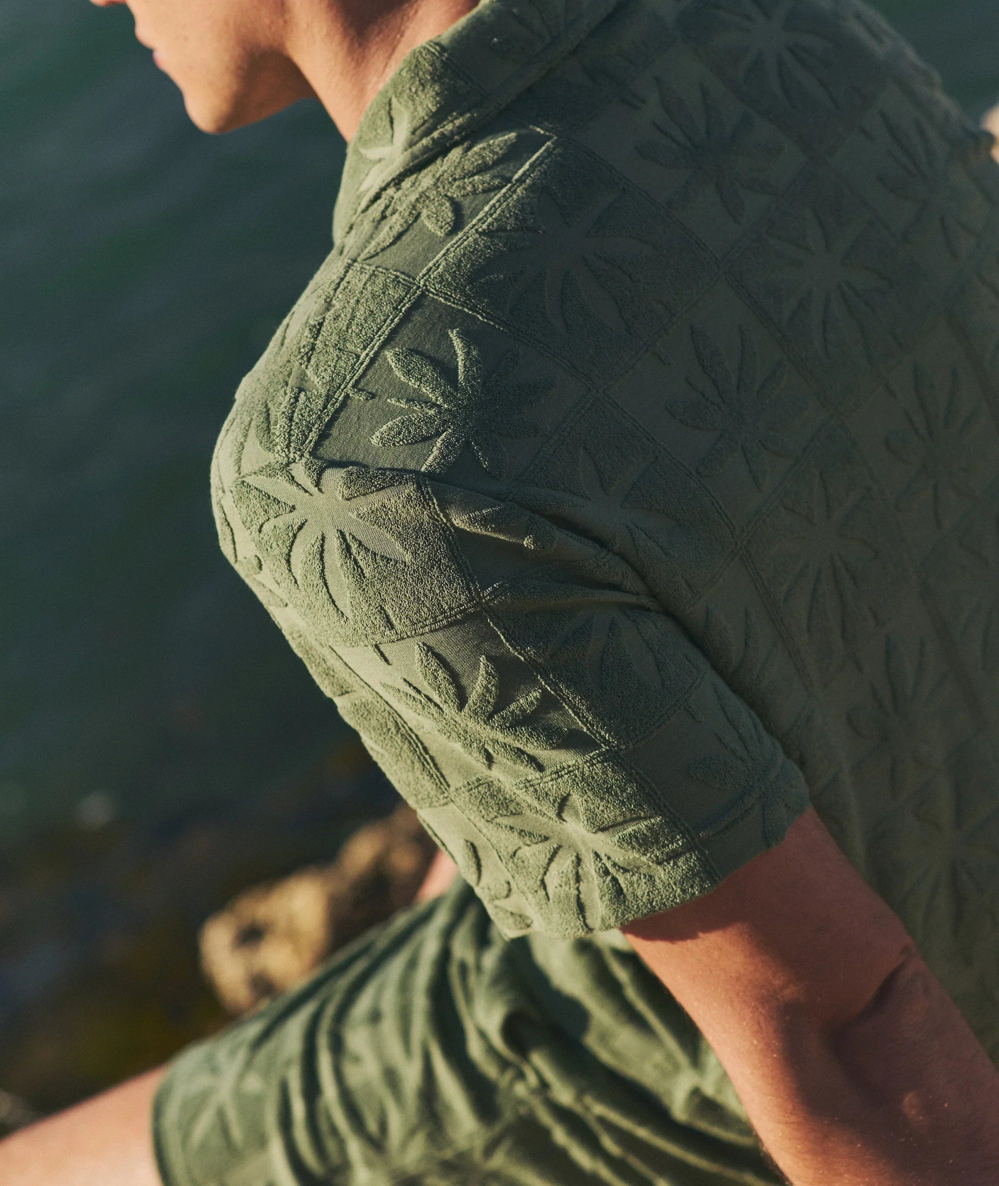 Marine Layer Rico Terry Resort Shirt