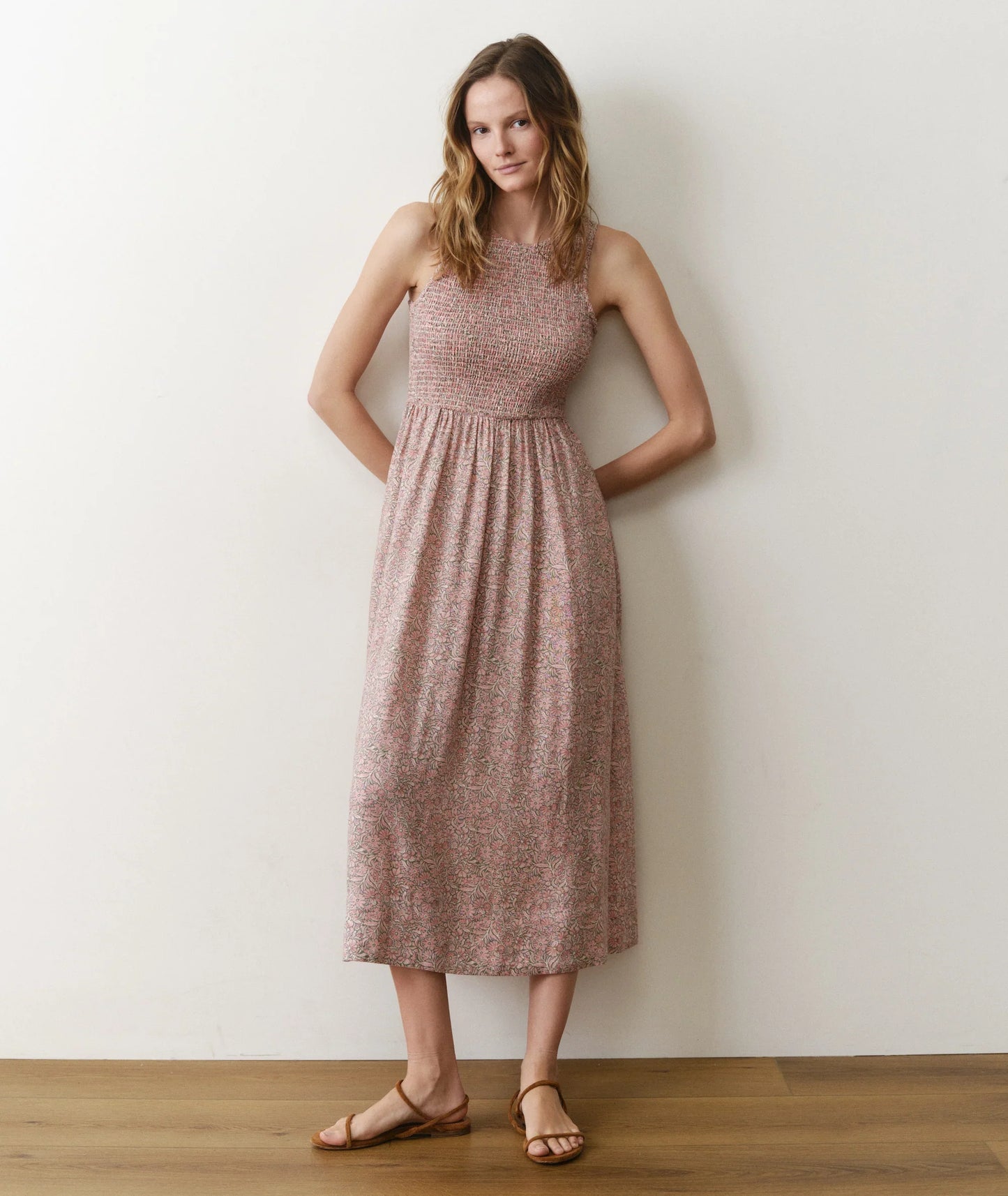 Marine Layer Darcy Smocked Maxi Dress