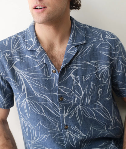 Marine Layer Leo Jacquard Resort Shirt