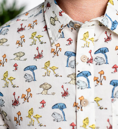One World Brothers Mushrooms & Toads Shirt
