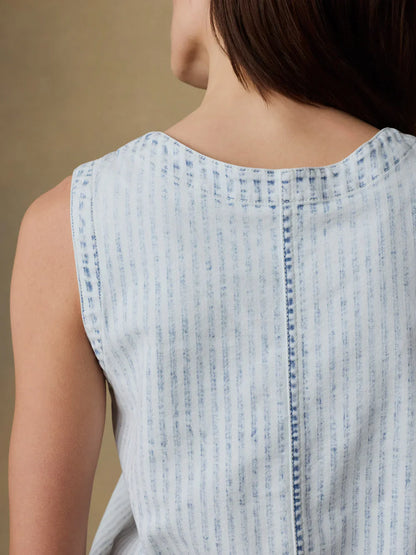 Faherty Topsail Denim Malibu Dress
