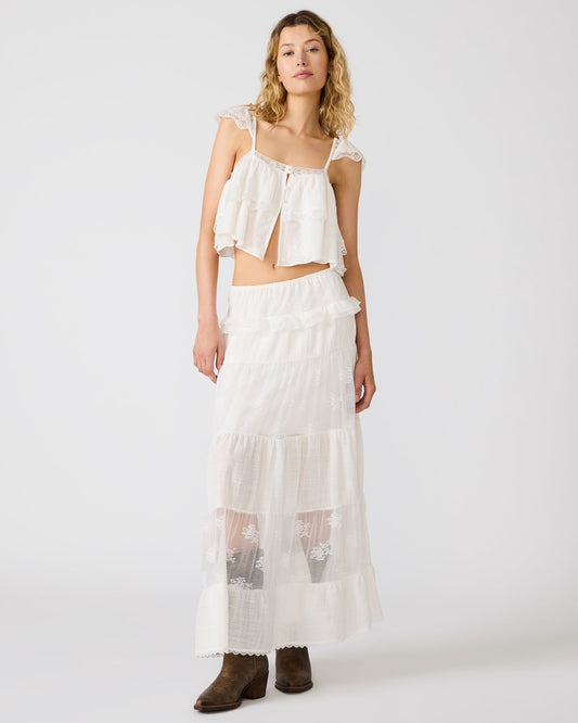 TARRYN SKIRT SNOW WHITE