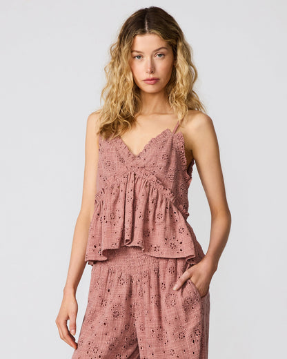 BRYNA TOP BURNT CORAL