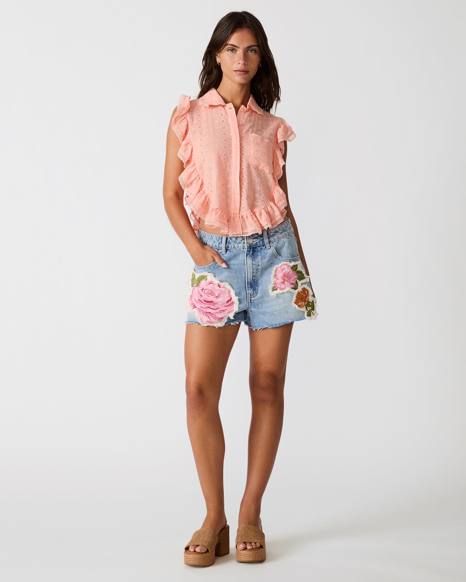 ADELINE TOP APRICOT GELATO