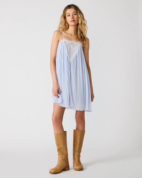 HELLEN DRESS BLUE ICE