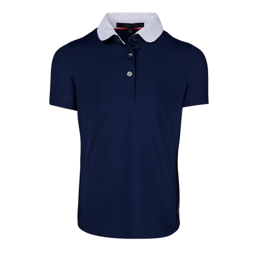 Girl's Scarlett Polo with Contrast Collar
