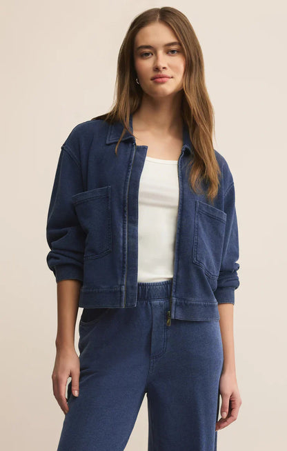 Heritage Knit Denim Jacket