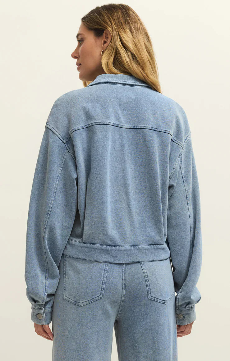 Heritage Knit Denim Jacket